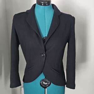 Proenza Schouler Black Blazer with Notched Lapel. Sz 6.